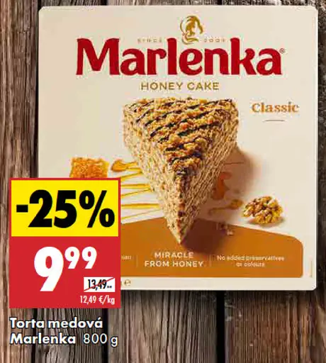 Torta medová Marlenka Classic