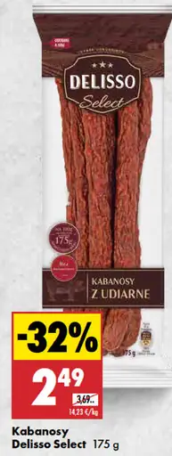 Delisso Select Kabanosy z udiarne