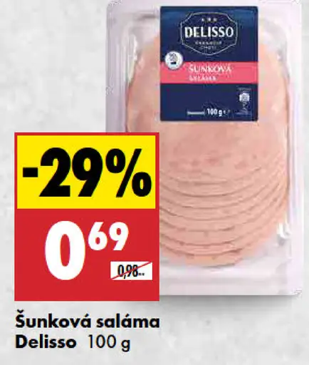 Delisso šunková saláma