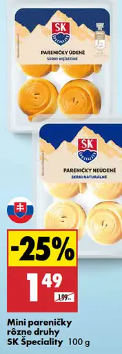 SK Specialty mini pareničky údené