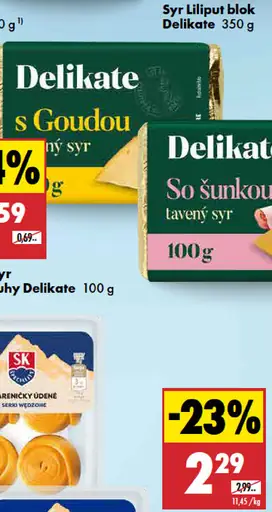 Delikate Gouda plátky