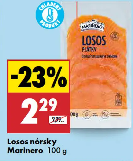 Losos nórsky plátky