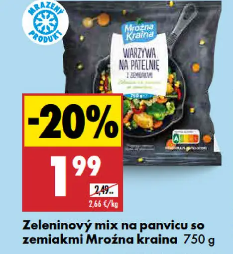 Mrożna kraina Zeleninový mix na panvicu so zemiakmi