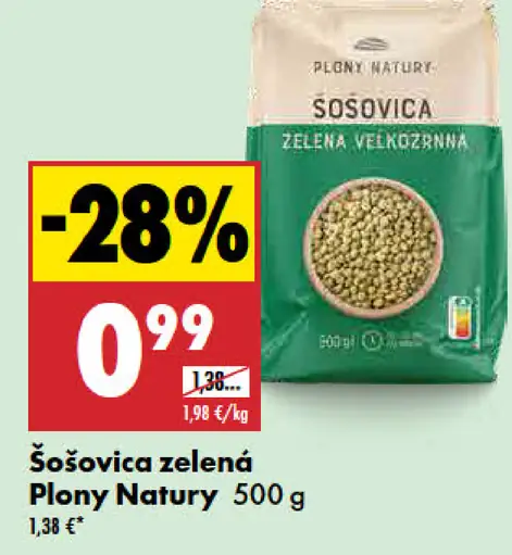 Plony Natury Šošovica zelená