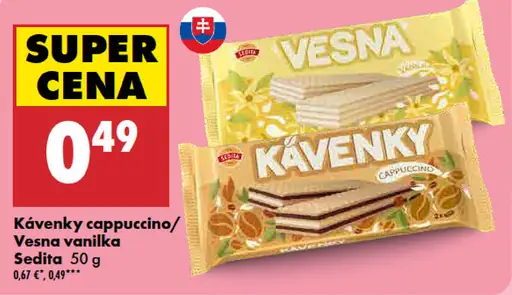 Sedita Vesna Kávenky cappuccino