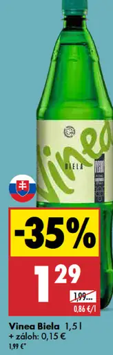 Vinea Biela nealkoholický hroznový nápoj