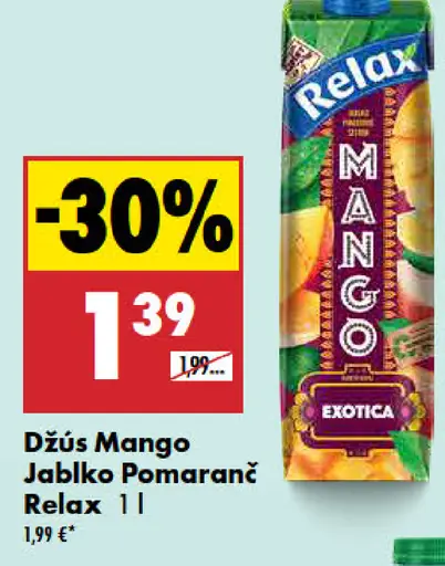 Relax Mango jablko pomaranč citrón