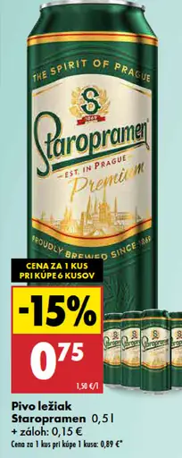 Staropramen plechovka
