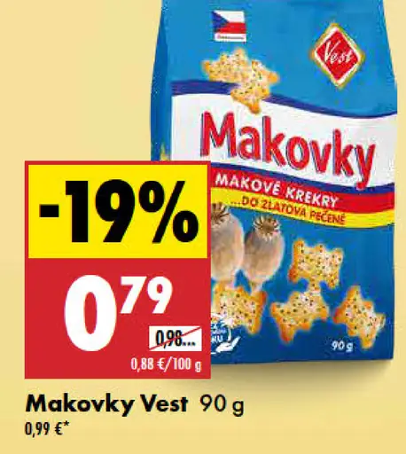 Makovky makové krekry
