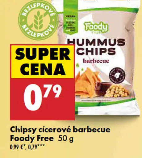 Foody Free hummus chips barbecue