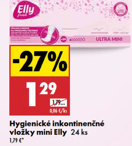 Elly Hygienické inkontinenčné vložky mini