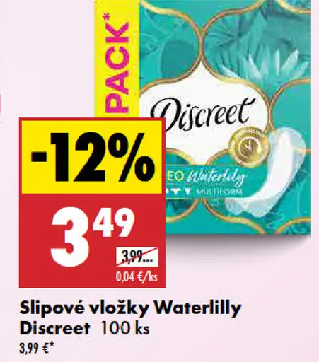 Discreet Waterlilly Slipové vložky