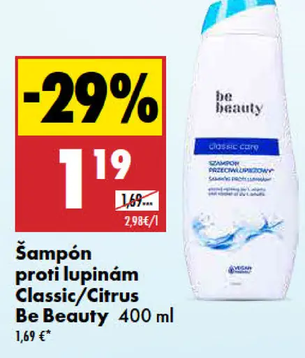 Šampón proti lupinám Classic / Citrus