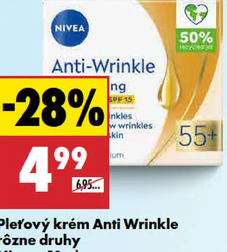 Pleťový krém Anti Wrinkle