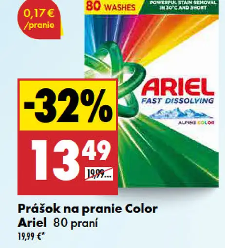 Prášok na pranie Color