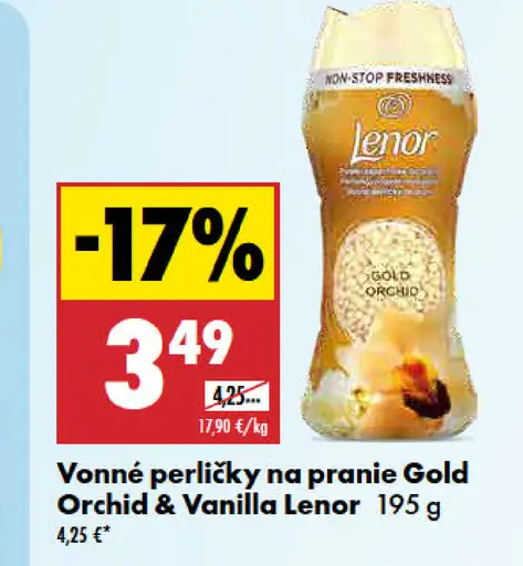 Lenor vonné perličky na pranie Gold Orchid & Vanilla