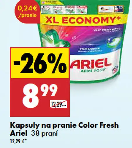 Kapsuly na pranie Color Fresh