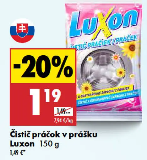 Čistiaci prášok v prášku