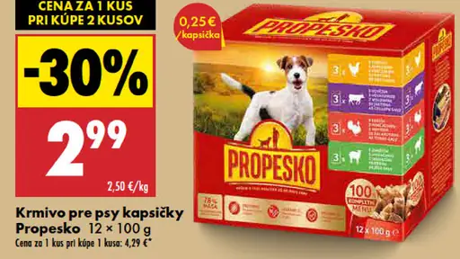 Propesko kapsičky pre psy