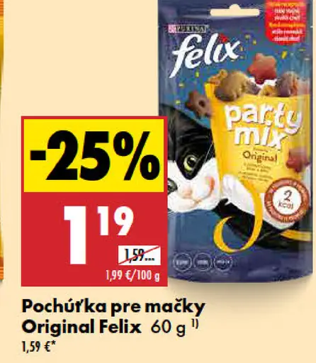 Felix Pochúťka pre mačky Party mix