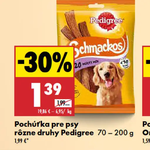 Pedigree pochúťka pre psy Schmackos rôzne druhy