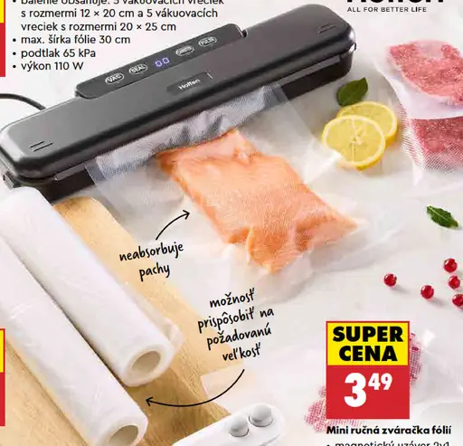 Mini ručná zváračka fólií