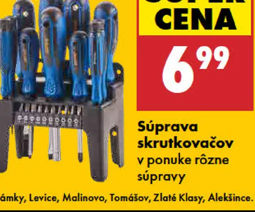 Niteo Súprava skrutkovačov