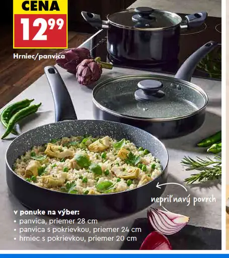 Smukee hrniec alebo panvica s nepriľnavým povrchom