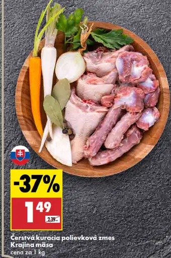 Krajina mäsa Čerstvá kuracia polievková zmes