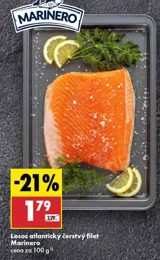 Losos atlantický čerstvý filet