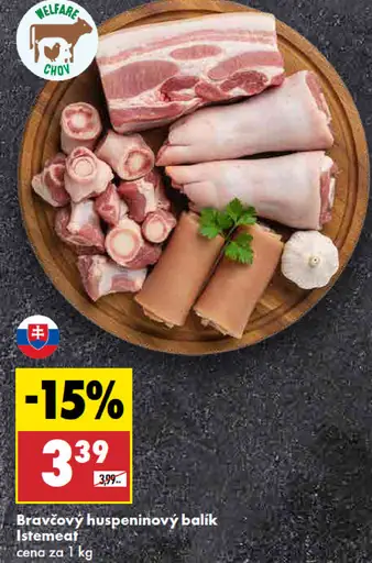 Bravčový huspeninový balík