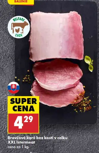 Bravčové karé bez kosti v celku XXL Istemeat