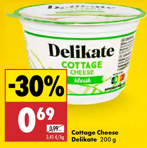 Delikate Cottage Cheese klasik
