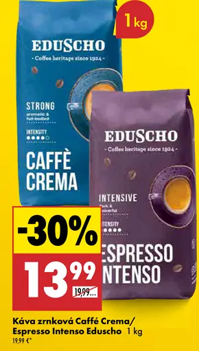 Eduscho Caffè Crema zrnková káva