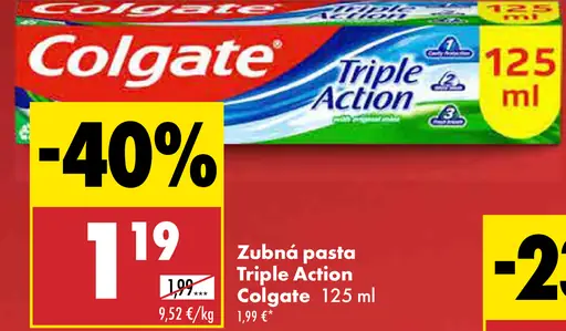 Colgate Triple Action zubná pasta