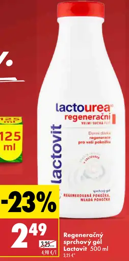 Lactovit Lactourea regeneračný sprchovací gél