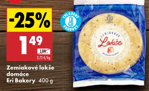 Eri bakery Zemiakové lokše domáce