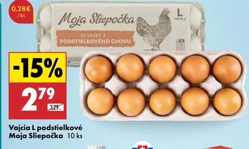 Moja Sliepočka Vajcia L podstielkové