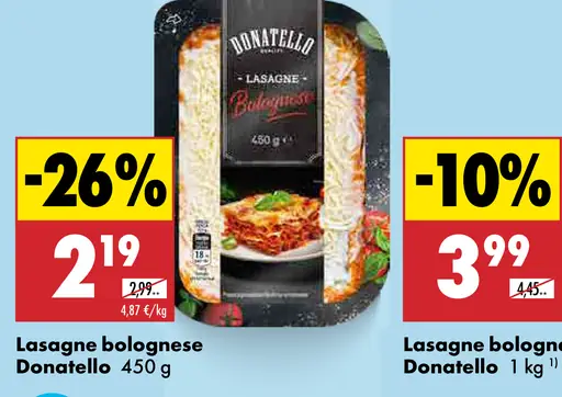 Donatello Lasagne Bolognese