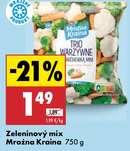 Mrożna Kraina Zeleninový mix