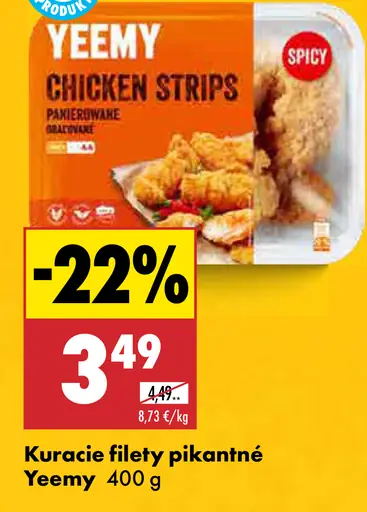 Yeemy kuracie filety pikantné