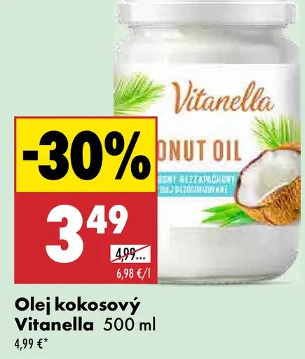 Vitanella Olej kokosový