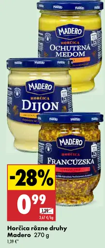 Madero horčica dijon