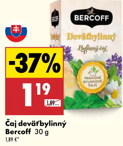 Bercoff Deväťbylinný čaj