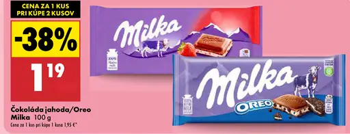 Milka čokoláda jahoda/Oreo