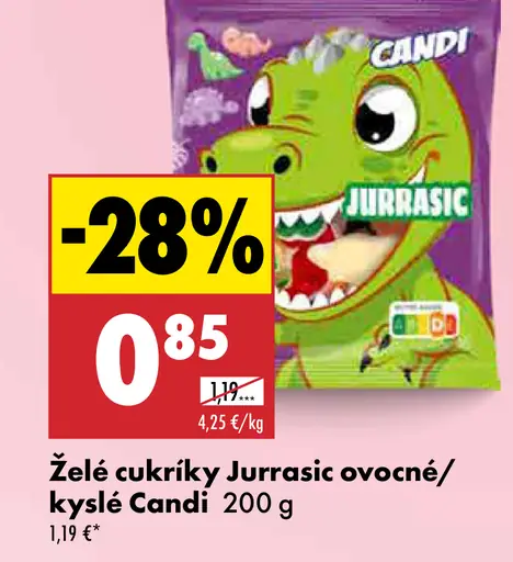 Candi Želé cukríky rôzne druhy