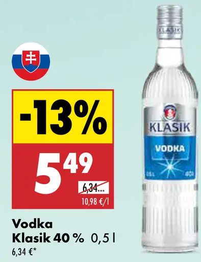 Klasik Vodka Kopaničiarska Slivka 40%