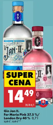 Gin Jan II. For Maria Pink / London Dry