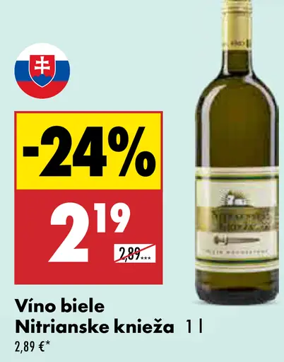 Nitrianske knieža víno biele