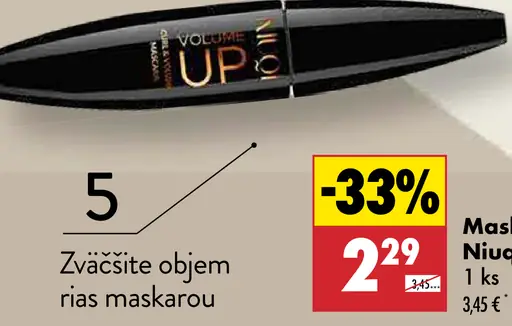 Niuqi maskara Volume Up